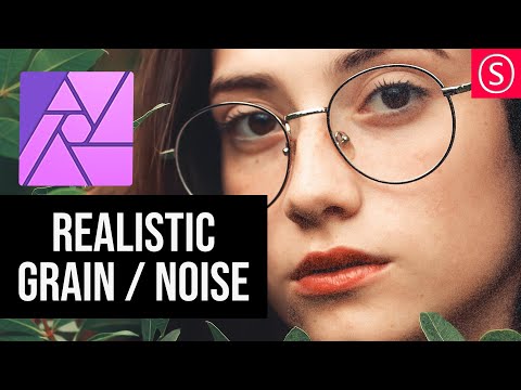 3 Realistic GRAIN / NOISE Effect Techniques - Affinity Photo Tutorial