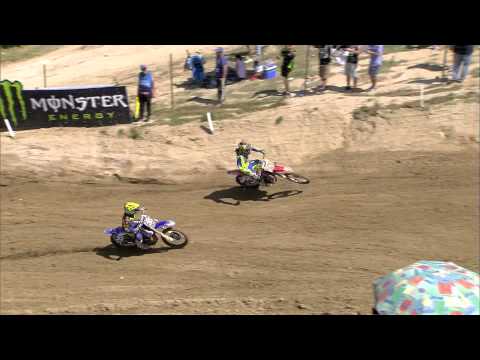 Tim Gajser passes Julien Lieber MXGP of Spain 2015 - motocross