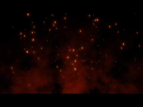 Футаж фон огненные искры разлетающиеся firespark