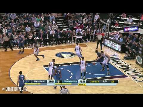 2014.04.02 - Kevin Love Triple-Double Full Highlights vs Grizzlies - 24 Pts, 16 Reb, 10 Ast