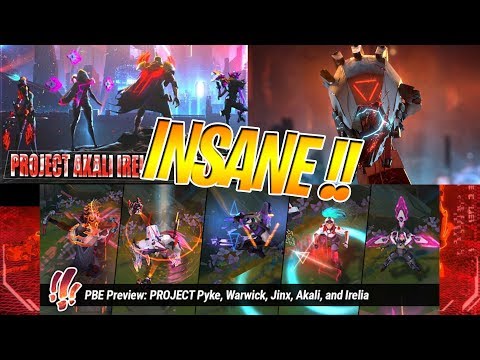 PROJECT: Reckoning Animated Trailer | PBE Preview 😍 *INSANE* SKINS INC