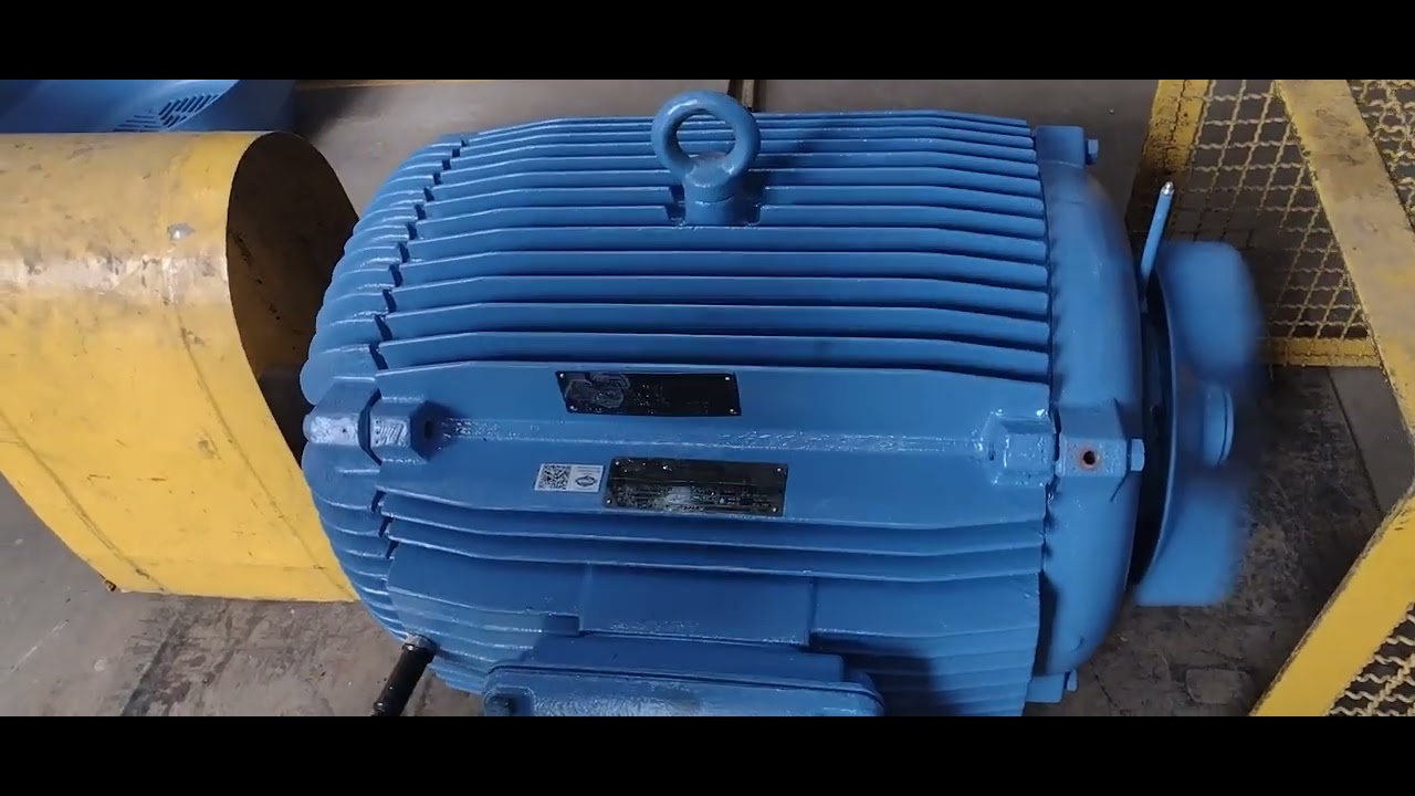 Teste de Funcionamento e Análise de Vibração em Motor CA - WEG - 100 CV - 280 S/M - 8 PÓLOS