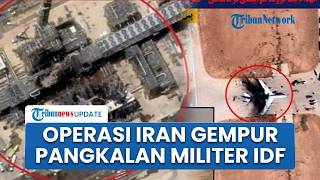 Serangan Rudal Iran Hancurkan Pangkalan Militer Israel, Citra Satelit Ungkap Markas Zionis Remuk