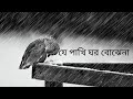 je pakhi ghor bojhena - lyrics | যে পাখি ঘর বােঝেনা -Soft Lyrics | Sudhu Tomar Jonno| Dhru