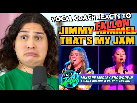 Vocal Coach Reacts to Ariana Grande & Kelly Clarkson on That's My Jam
