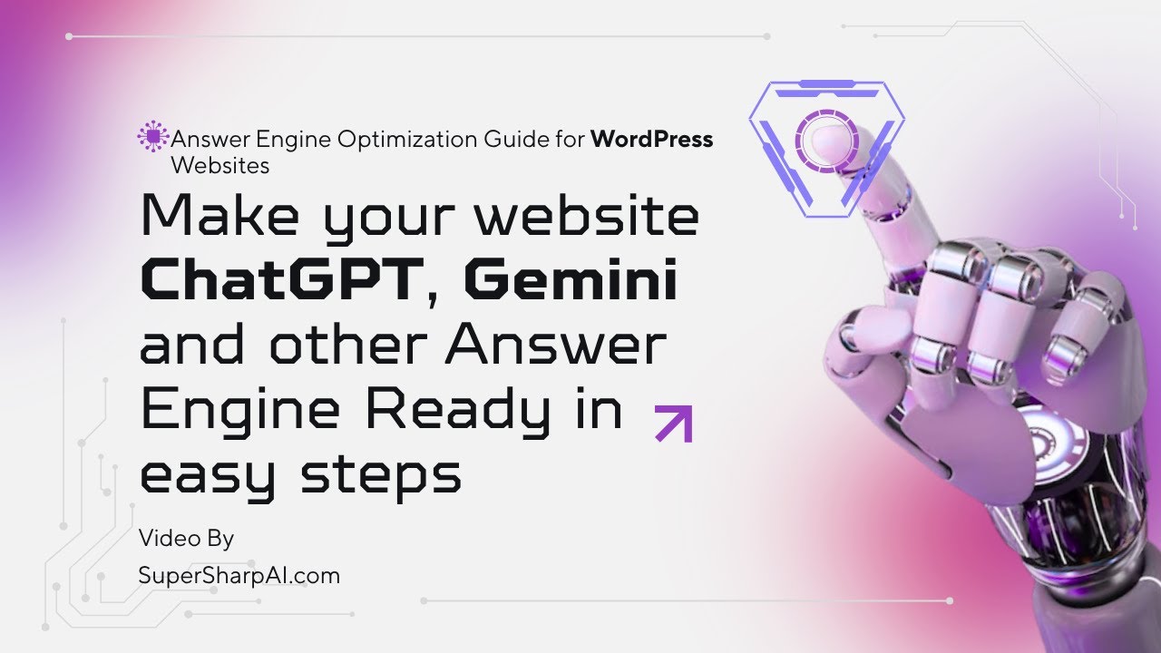 How to make WordPress Website Answer Engine Optimization? Easy steps for Ask Engine AEO plugin