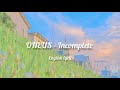 ︎𝘖𝘕𝘌𝘜𝘚 𝘐𝘕𝘊𝘖𝘔𝘗𝘓𝘌𝘛𝘌 𝘌𝘕𝘎𝘓𝘐𝘚𝘏 𝘓�