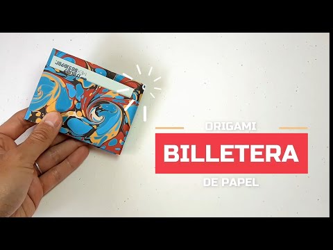 Billetera de papel (origami)