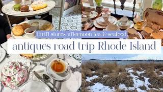 Antiques road trip through Rhode Island // my favorite spots for thrifting, vintage, and seafood!