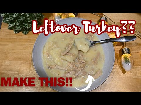 How To Make Super Easy Old Fashioned Homemade Chicken and Dumplings | Turkey and Dumplings | Recipe