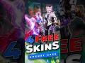 4 Free Skins In August 2025 Moba5v5english Mobalegends5v5 Moba5v5pippin