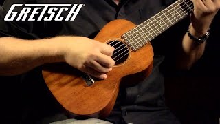 Video thumbnail for Gretsch G9126 Guitar-Ukulele (A to A) | Featured Demo | Gretsch Guitars by Gretsch Guitars