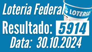 ⚡ Resultado da Federal de hoje, RESULTADO DA FEDERAL 5914 DE HOJE, LOTERIA FEDERAL DE HOJE,