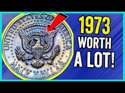 RARE 1973  Kennedy half dollar Coin worth money  - ERROR COINS TO LOOK FOR