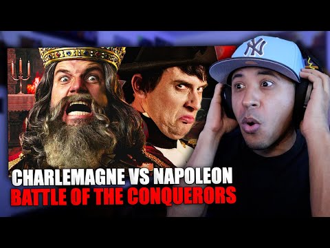 Napoleon vs Charlemagne. Epic Rap Battles Of History (Reaction)