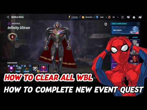 How to Clear All World Boss Legend | New Event Quest | Marvel Future Fight - MFF HINDI INDIA