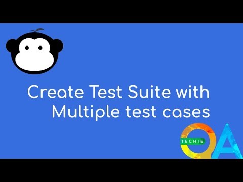 MacacaJS - Create Test Suite with Multiple test cases
