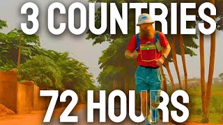 How I ran across a THREE countries in THREE days - Running Africa #56