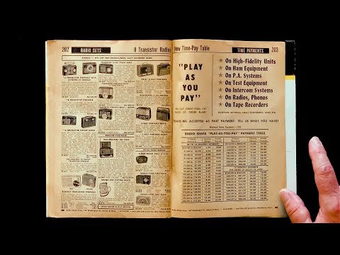 1957 Radio Shack Catalog vintage transistor radios, amateur radio electronics parts - PART 2