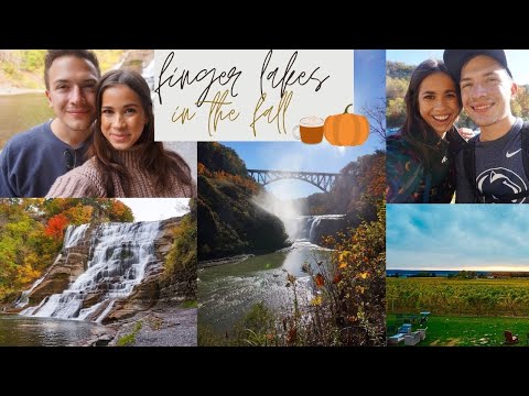Finger Lakes in the Fall: Letchworth State Park, Ithaca Falls, Buttermilk Falls State Park