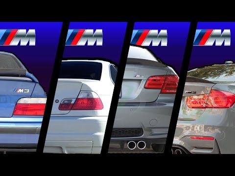 BMW M3 SPEED COMPARISON (E36 VS E46 VS E92 VS F80)