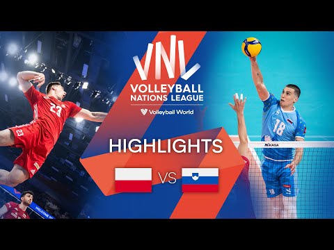 🇵🇱 POL vs. 🇸🇮 SLO - Highlights Week 3 | Men's VNL 2022