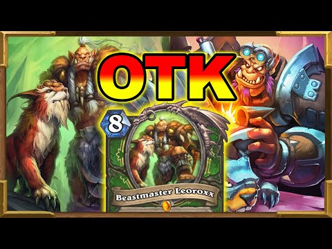 Beastmaster Leoroxx OTK With King Krush | Turn 8 | Priest Has No Chance Against This! | Hearthstone