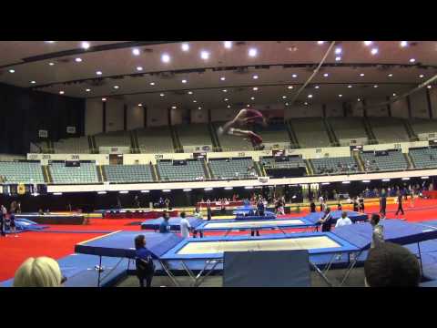 Hally Piontek:Madi Webster - Synch Finals - 2012 U.S. Elite Championships - Juniors