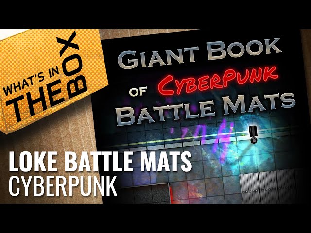 Vídeo relacionado con Loke BattleMats Libro del Tablero de Juego: El Libro Gigante de Las Alfombras de Batalla Cyberpunk (A3) / The Giant Book of Cyberpunk Battle Mats (A3) (PlayStation 5)