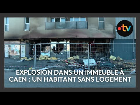 🚨 Un mois après l'explosion dans un immeuble à Caen, un habitant se retrouve sans logement