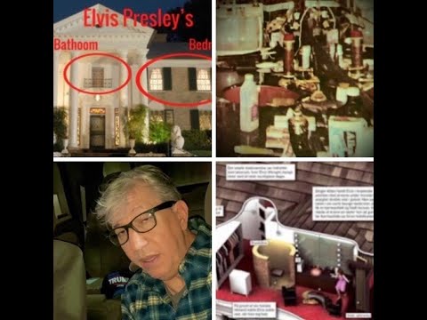 UNSEEN photos of Elvis Presley DEATH BATHROOM where he DIED & his Bedroom upstairs inside Graceland