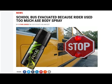 Axe Body Spray Causes Entire School Bus to be Evacuated