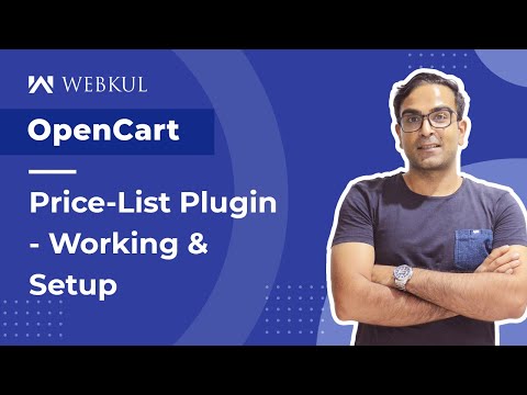 OpenCart Pricelist Plugin - Working