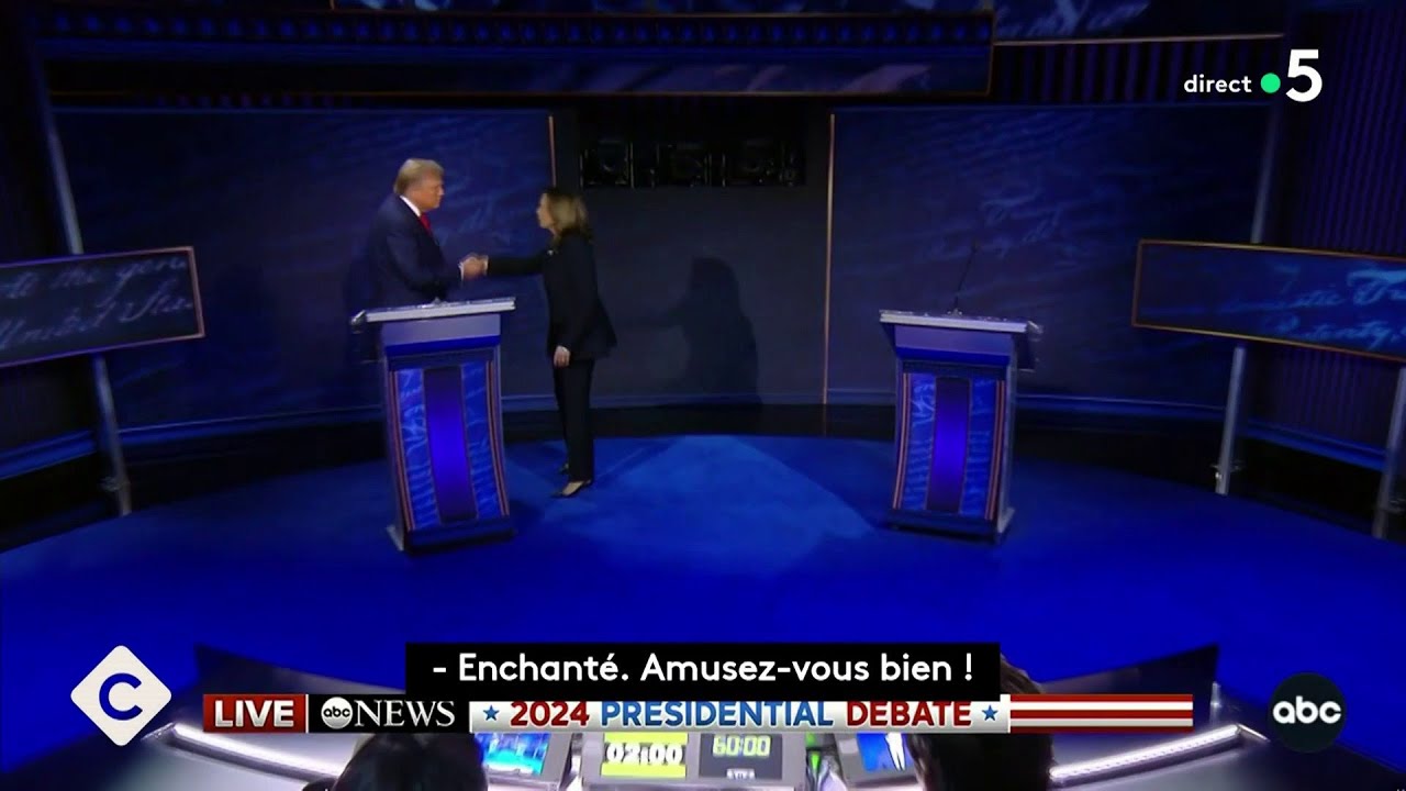 Débat Harris-Trump : les moments forts - C à vous - 11/09/2024