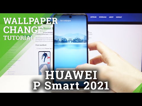 How to Personalize Desktop Look  on HUAWEI P Smart 2021 – Change Wallpaper