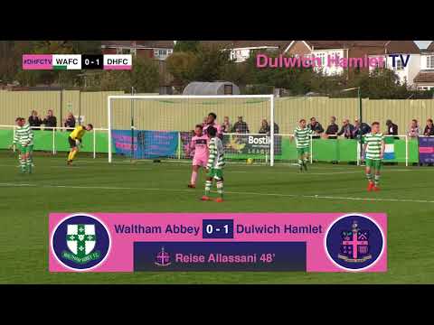 Waltham Abbey 0-3 Dulwich Hamlet, FA Trophy First Qualifying Round, 28/10/17 | Match Highlights