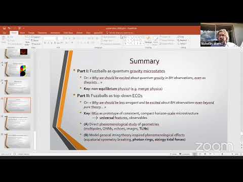 4'th Black-Hole Microstucture Conference - 26'th Rencontres Itzykson - Daniel Mayerson