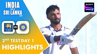 Padikkal’s 117 Puts India In Control | English | 2nd Test Day 1 | Highlights | SL vs IND 2026