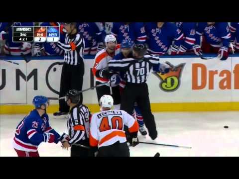 Philadelphia Flyers vs New York Rangers. 28 september 2015 (preseason game)