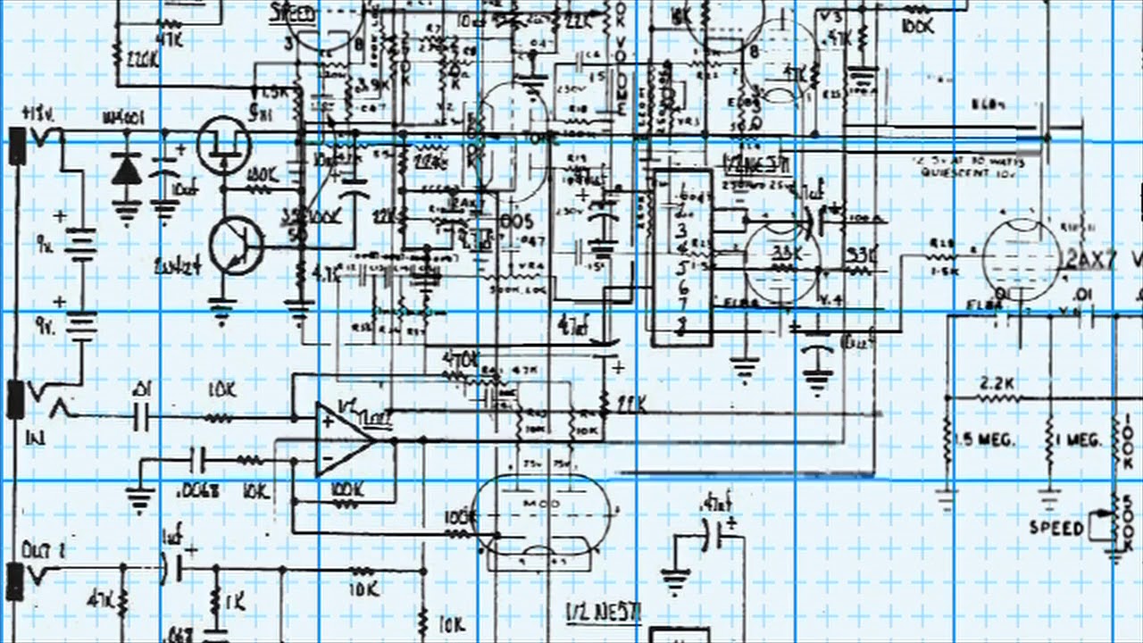 Electrical Circuit Drawing HD Loyalty Free Background Footage | No Copyright required