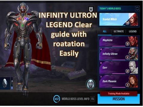 Infinity Ultron Clear guide Marvel future fight. Infinity Ultron mff