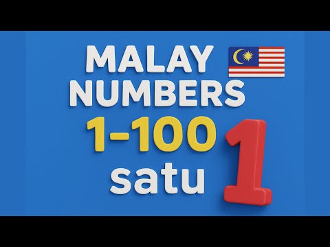 Learn Malay Numbers 1–100: Nombor dalam Bahasa Melayu | Counting in Malay | Lesson for Beginners
