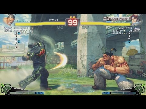 Kitasenju DJ (Dee Jay) vs Twiggy (Hawk) - USF4 Matches *60fps/1080p*