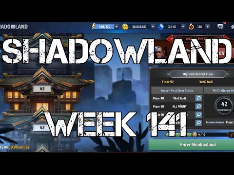 CLEARING SHADOWLAND AFTER T3 VISION WITH ALL UNIS WEEK 141 MARVEL FUTURE FIGHT