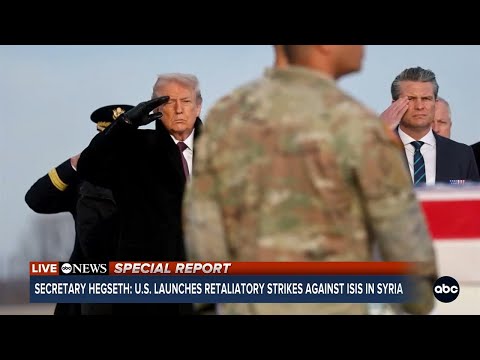U.S. launches retaliatory strikes against ISIS in Syria, Sec. Hegseth says l ABC News Special Report