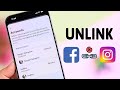 How To Disconnect Instagram From Facebook Unlink