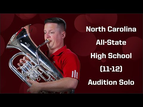 2023/23 NCBA All-State Honor Band High School (11/12) Solo - Euphonium (TC)