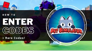 Pet Simulator X - How To Enter Codes on Roblox Mobile & PC ( +Rare Codes)