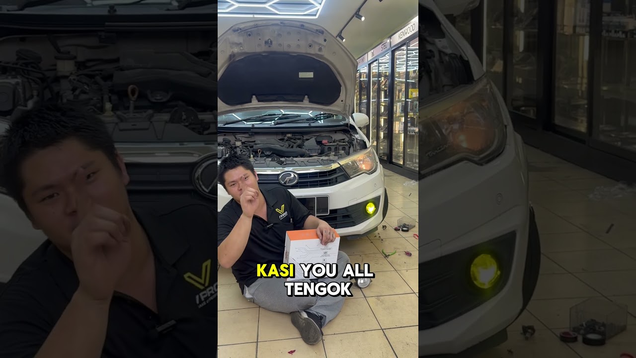 Perodua Bezza — Dancer F1 Series Projector Fog Lamp Upgrade