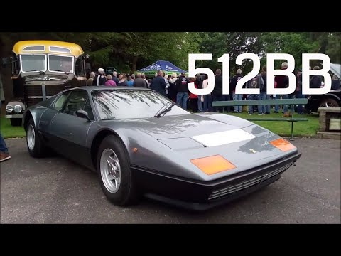 Thumbnail for Ferrari 512BB Leaving Car Show & Walkaround 512 BB by Ferrari, Ferrari 512, Car
